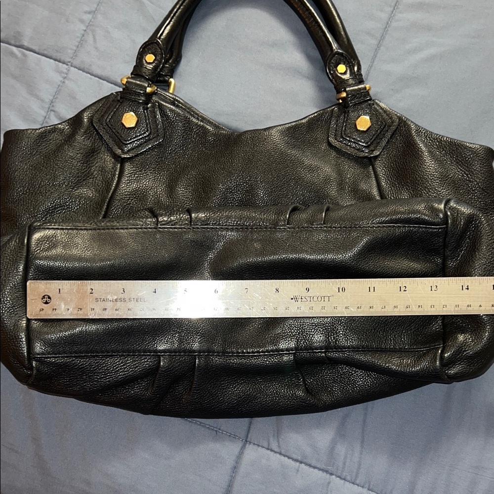 Marc Jacobs Black Tote with Gold Accents - Picture 7 of 12